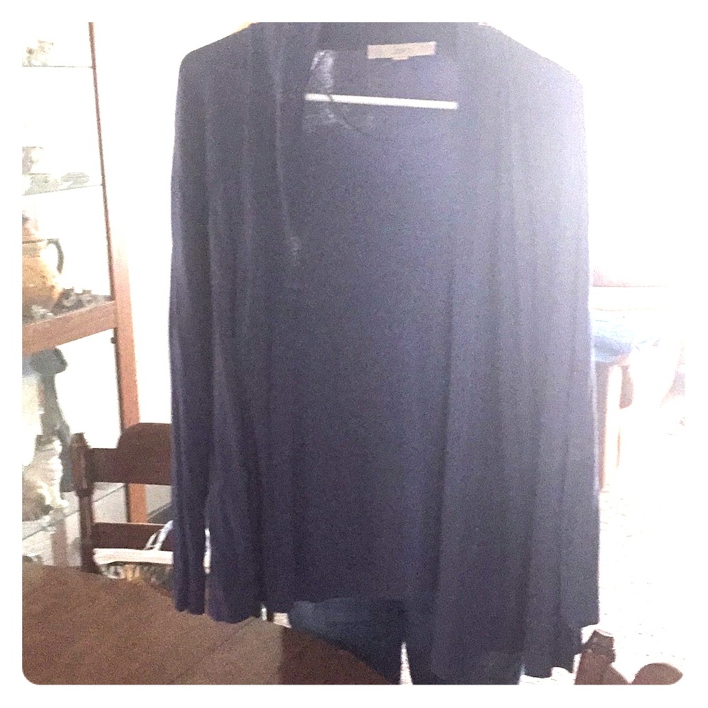 Blue cardigan